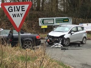 Supporting image for story: Road closed after crash near Ellesmere