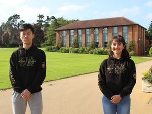 Supporting image for story: A great team effort from new college head boy and girl