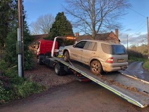 Supporting image for story: Suspected hare courser has vehicle seized after getting stuck in field