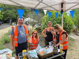 Stall holders in Castle Grounds