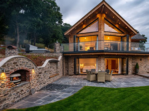Supporting image for story: Mid Wales luxury holiday homes couple seeing stars after ultimate grading