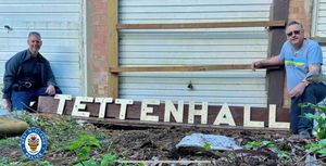 The Tettenhall sign was returned after being stolen on May 25