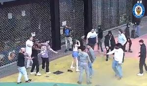 Disorder on Hurst Street in Birmingham city centre at 6am on Friday, August 1, 2025