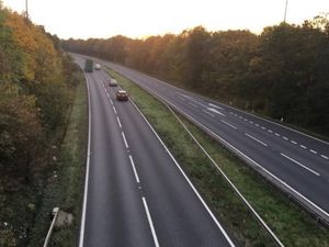 Supporting image for story: Woman in hospital after falling from bridge above A38 then hit by HGV lorry