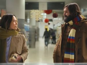 Supporting image for story: First look at 'delicious' Waitrose Christmas advert featuring Hollywood actress Keira Knightley and Celebrity Traitors star Joe Wilkinson