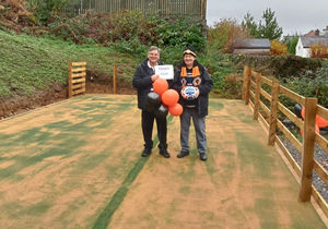 Andy Morris with Keith Berry.