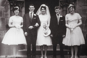 Trevor and Lynne Harris got married in 1962.