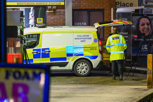 The scene of the crash on Oldbury Road, Smethwick. Photo: SnapperSK.