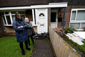 Laken Porter only moved into the property five years ago with her four-year-old son and nine-year-old daughter