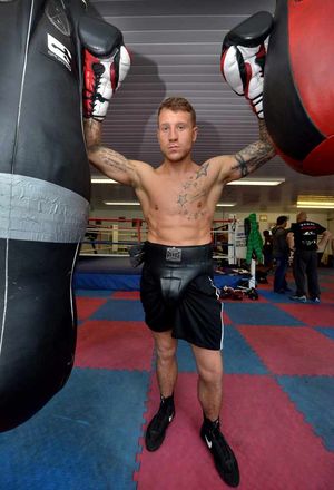 Jason Welborn is preparing for action.