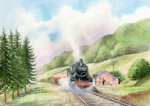 Supporting image for story: A world renowned artist will be signing copies of his new book Watercolour and Beyond in Mid Wales on June 14.