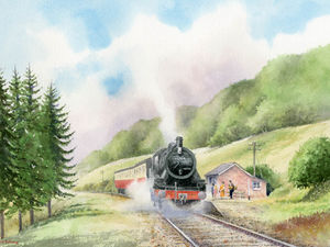 Supporting image for story: A world renowned artist will be signing copies of his new book Watercolour and Beyond in Mid Wales on June 14.