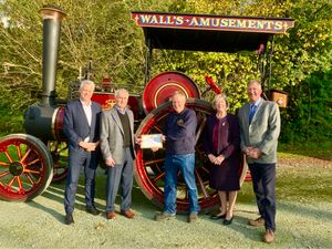 Supporting image for story: Organisers of popular vintage rally show support for county charity