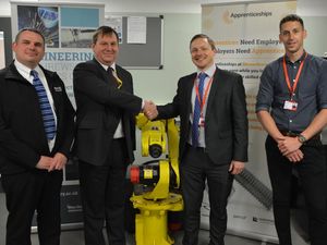 Supporting image for story: Robot donated to Shrewsbury College