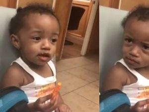 Supporting image for story: This little girl showed the perfect amount of sass after being asked for a crisp