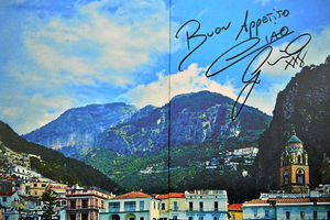 Chef Gino Dacampo has autographed his book