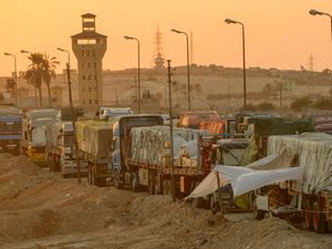 Supporting image for story: Israeli missile strike on Gaza humanitarian area kills and wounds dozens