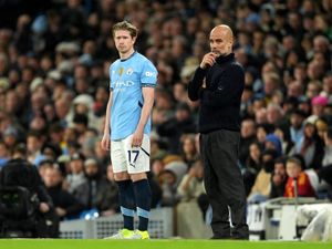 Supporting image for story: Pep Guardiola denies rumours of a rift with Kevin De Bruyne