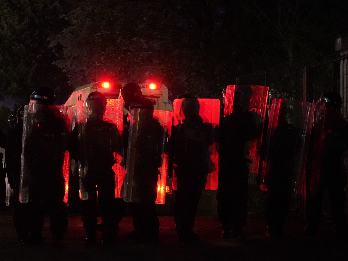 Riot police respond to second night of violence in Ballymena