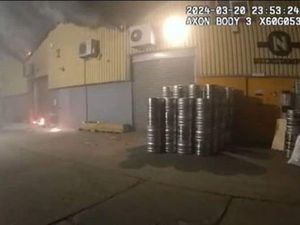 Supporting image for story: Arsonists guilty of attack on Ukraine-linked warehouse for Wagner Group