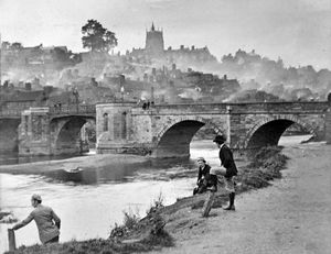 An undated picture, possibly late Victorian. This is a lantern slide from the large collection of Bridgnorth photos and other historical material which were accumulated by John Dixon, of Low Town, Bridgnorth. Mr Dixon died on June 29, 2017. He originated from Wednesbury and came to Bridgnorth in 1978. The collection is being looked after by his son Michael Dixon