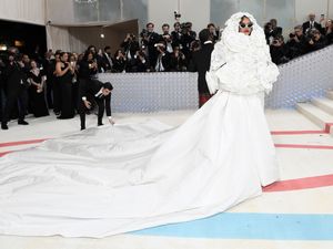 Supporting image for story: Rihanna stuns Met Gala crowds with extravagant bridal look inspired by Chanel