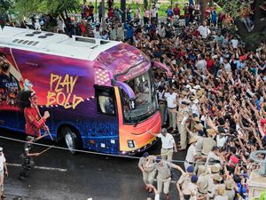 Supporting image for story: At least 11 people dead after stampede outside cricket stadium in India