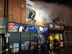 Supporting image for story: Firefighters tackle Walsall cannabis factory blaze - with pictures