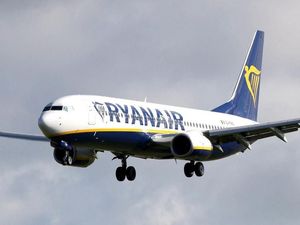 Supporting image for story: Laser shone into sky from Shropshire affects Ryanair plane