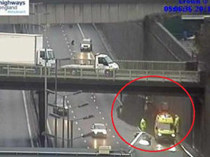 Supporting image for story: Roads flooded as heavy rain hits Midlands