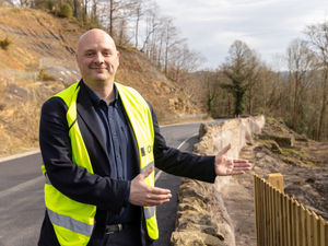 Supporting image for story: Vital road to reopen today after completion of 'one of the most difficult engineering projects'