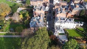 Remembrance Sunday in Shrewsbury. Picture: Drones-z.