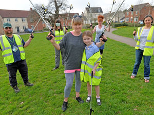 Supporting image for story: Litter pickers get helping hands from housing group