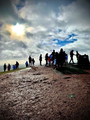 Around 100 people took part  