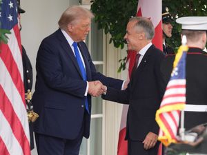 Supporting image for story: Canadian PM visits Trump as relations between long-time allies sit at low point