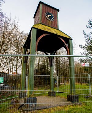 The clock in Priorslee