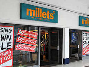 Supporting image for story: Millets stores closed