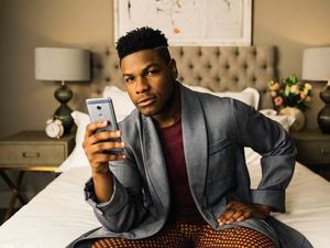 Supporting image for story: John Boyega teases Star Wars news as he promotes cancer-fighting app