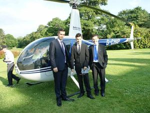 Supporting image for story: Happy landings as Midland prom battles take to the sky