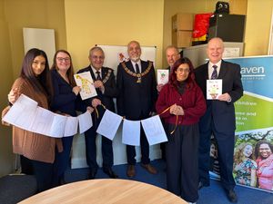 The Staffordshire Freemasons has presented £60,000 to The Haven Wolverhampton's Children and Young People's Service