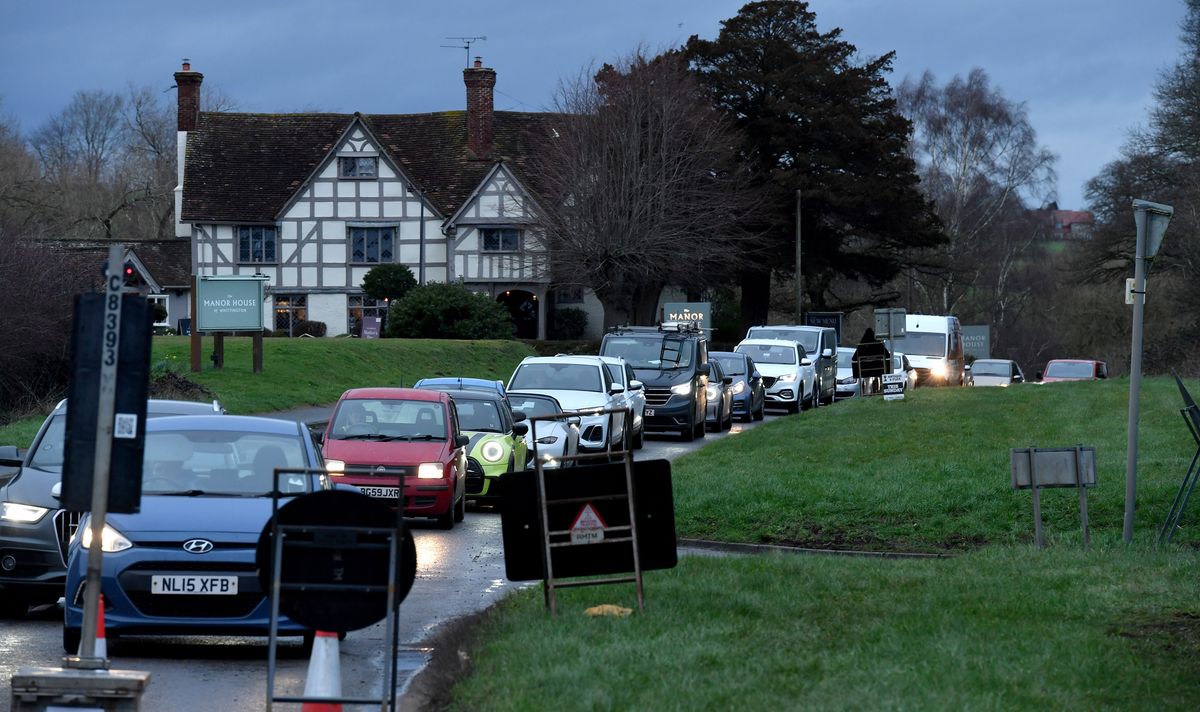 Heavy traffic still causing delays in Stourbridge following vehicle fire