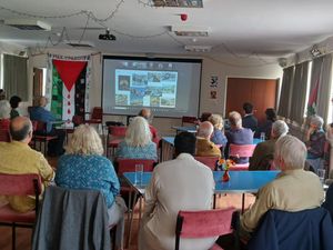 Supporting image for story: Palestinian youngsters speak about their everyday lives at Powys event