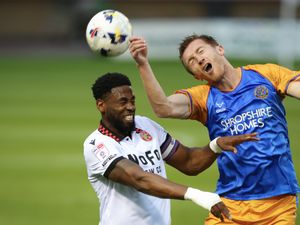Supporting image for story: Shrewsbury 1-3 Walsall - report: Albert Adomah brings up career century in Saddlers win