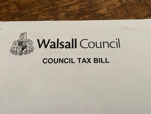 Walsall Council tax bill