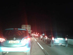 Supporting image for story: Two rush hour crashes cause chaos on the M54 in Shropshire