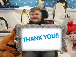 Supporting image for story: Telford's Luke smashes £50,000 goal for hospices