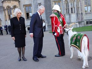 Supporting image for story: In Pictures: Cheers and a few boos for King and Queen Consort on Welsh visit