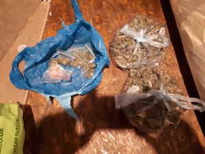 Drugs seized during the arrests. Photo: @LpptNWestMercia