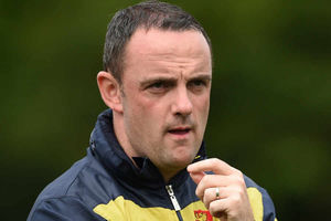 Newtown AFC manager Chris Hughes