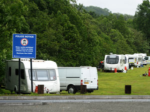 Supporting image for story: Anger as travellers set up at Walsall Arboretum